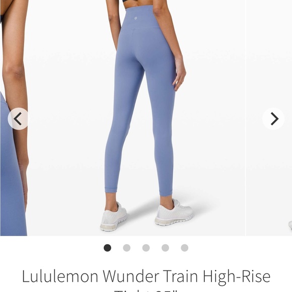 wunder train hr tight 25" water drop size 2 lululemon nwt - Picture 8 of 13
